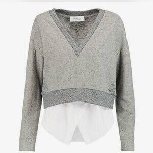 Derek Lam Gray V-Neck Sweater